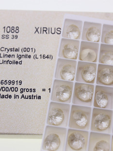 施家水钻1088尖底圆形钻L164I浅亚麻美甲饰品DIY手工立体堆钻华子