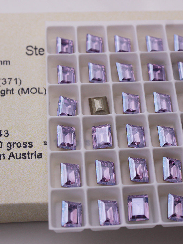 施家水晶4527小冰糖371MOL紫罗兰月光尖底长方美甲手工饰品堆钻球,饰品/流行首饰/时尚饰品新,其他DIY饰品配件,淘宝优惠券,粉丝福利购,淘宝优惠卷
