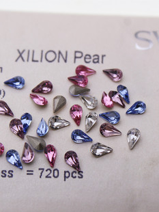 施钻水晶4328奥钻花式 3.6MM尖底异形水钻美甲店堆钻华子 石水滴6