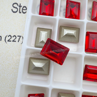 奥地利施家水晶4527小冰糖美甲饰品227浅红 6MM 穿戴甲DIY华子钻8