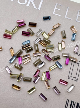 奥地利施家水晶4501尖底长方钻长条钻手表饰品华子钻4*2尖底奥钻