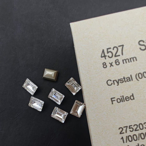 水晶玻璃4527白色冰糖指甲施家钻