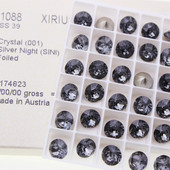 施家水钻1088尖底钻圆形001SINI银色夜影美甲饰品DIY华子钻眼镜钻