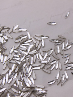 进口奥钻施家2304细水滴华子美甲钻指甲饰品001白色奢侈瓜子钻