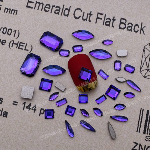 施钻平底异形钻HEL紫红光美甲钻