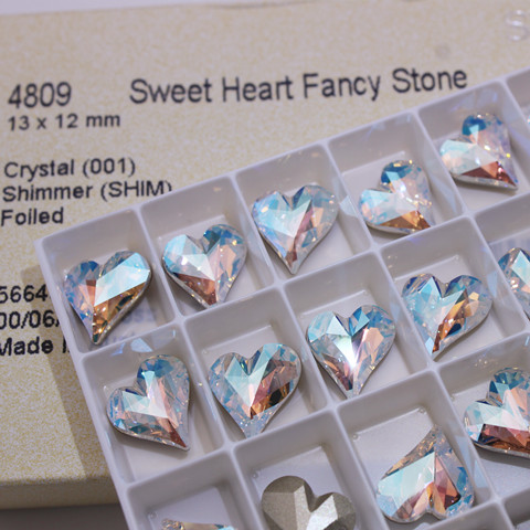 施家水钻4809歪心尖底奥钻美甲钻