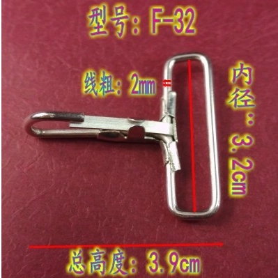 Фабрика прямая пряжка с прямыми сделками с крючком