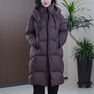 云朵泡芙鹅绒服果冻蓬松保暖大码冬季新国标90白鹅绒羽绒服外套女