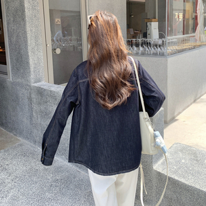 减龄刺绣翻领短款牛仔外套女春秋2025新款显瘦夹克上衣爆款巨好看图片