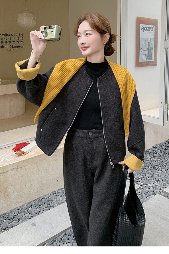 现货2025冬新款加厚毛呢套装13194-P225-K338,女装套装/套裙,2C013