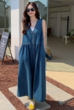 大货档口现货2025夏复古牛仔连衣裙13155-P125-K188，女装连衣裙，2C013