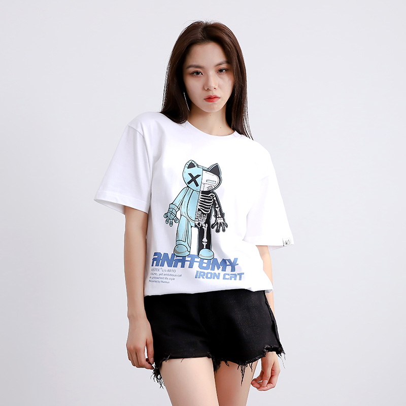 短袖街头嘻哈棉男女国潮