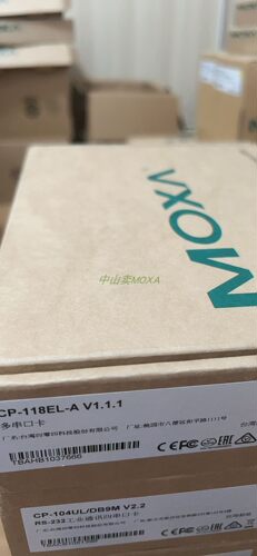MOXA/摩莎CP-118EL-A PCI-E/232-422-485 8串口卡配件齐全新未税