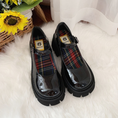 taobao agent Uniform English style, footwear platform, British style, fitted, Lolita style