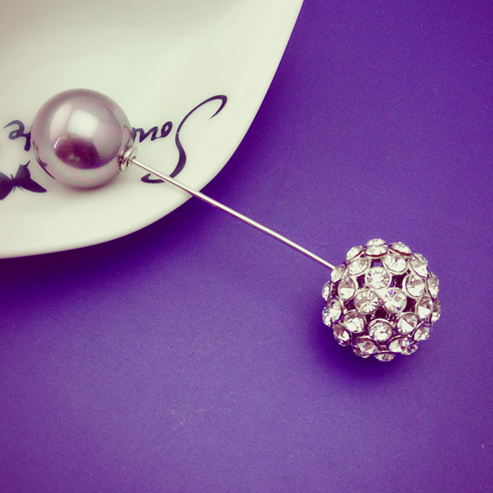 Broche femme en Zircon diamant - Ref 1170618 Image 4