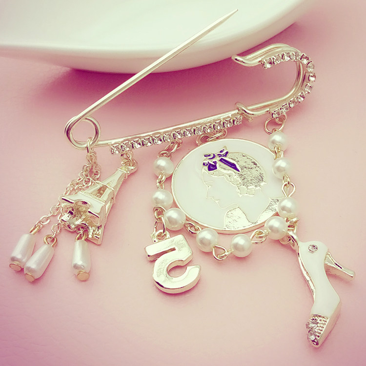 Broche femme en Nacre - Ref 1170342 Image 4