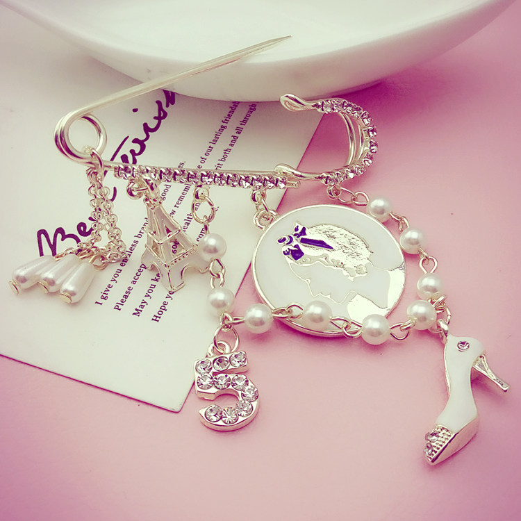 Broche femme en Nacre - Ref 1170342 Image 5