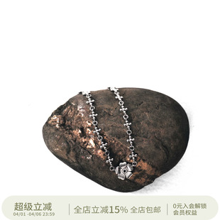 SQUARE 原创小众设计精致高级肌理感立体花朵百搭手链 CIRCLE方圆