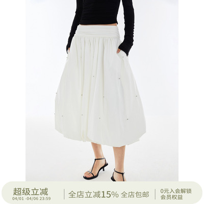 squarecircle蓬蓬半裙A字伞裙