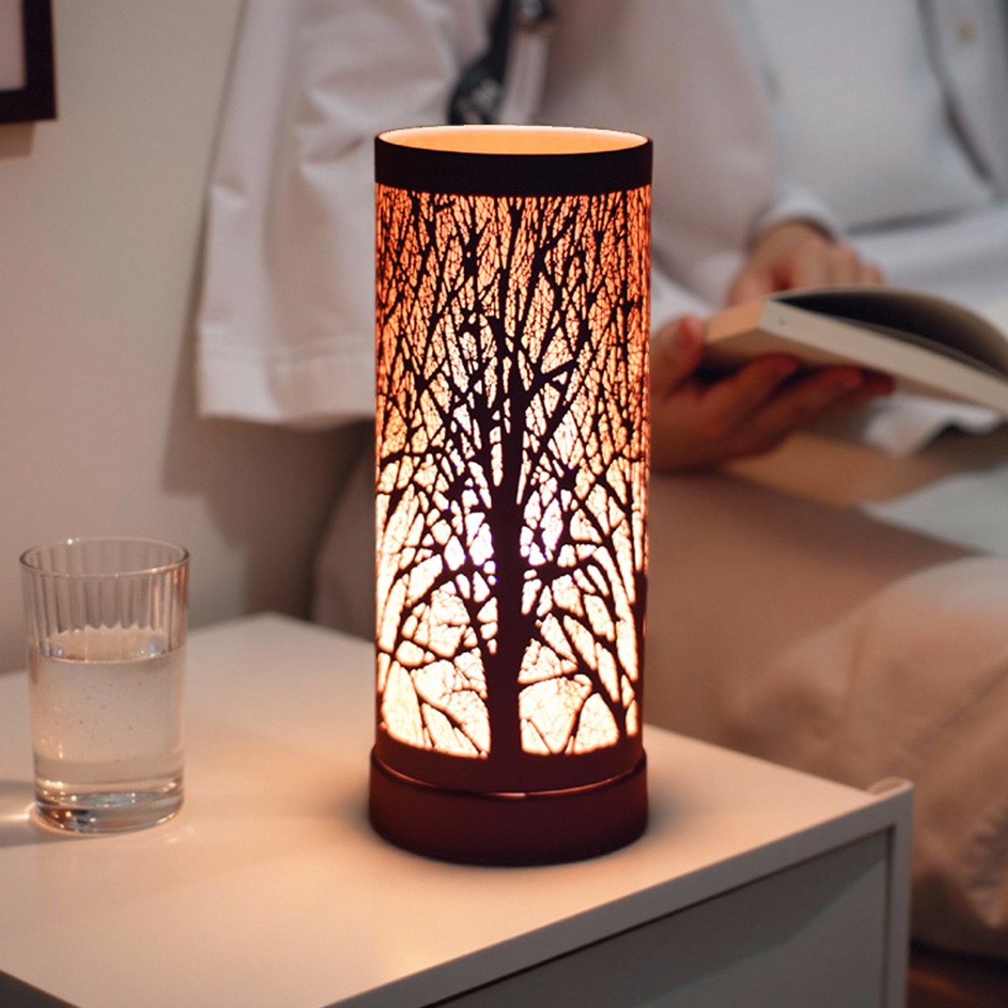 浪漫香薰精油触摸台灯香薰灯插电熏香炉精油灯卧室香炉家用香熏灯