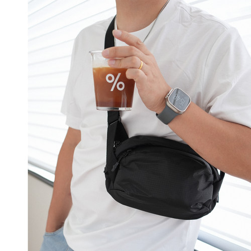 阿慕良品MESAP超轻便携杜邦Cordura30D 防水尼龙斜挎包多功能胸包