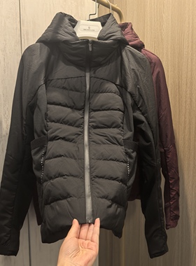 2024冬季新款可脱卸帽轻薄90白鸭绒内胆羽绒服女运动户外保暖上衣