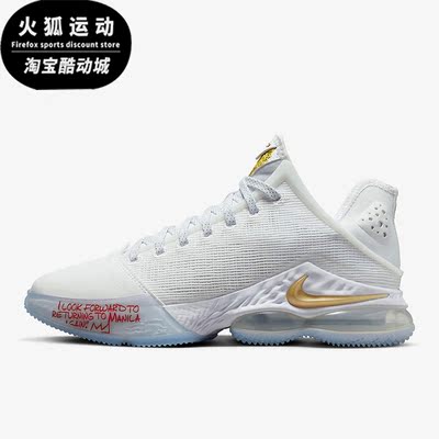 Nike/耐克正品LEBRON 19詹姆斯19男女实战篮球鞋DV3334-100