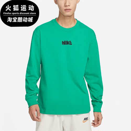 Nike/耐克正品冬季新款男子运动休闲印花长袖T恤FN0253-324