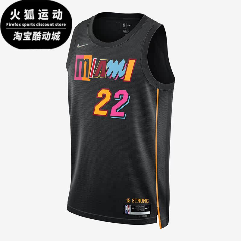 Nike/耐克正品迈阿密热火队DRI-FIT 男子球衣DB4034-010