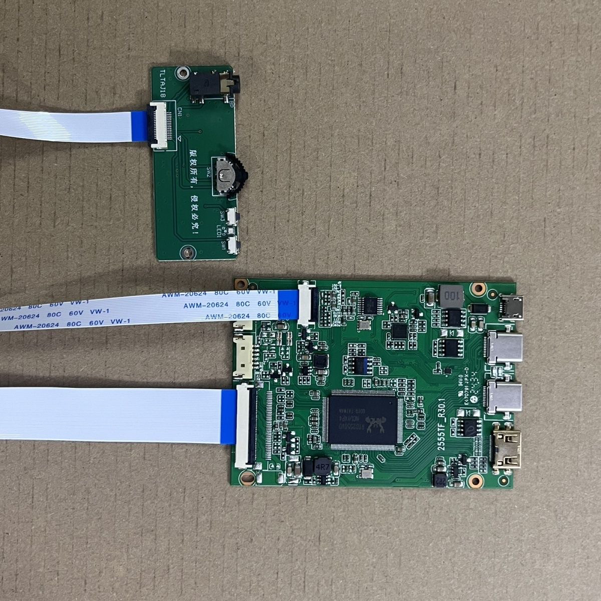 diy笔记本屏幕改装液晶屏驱动板typec便携显示器HDMI外壳套件图片