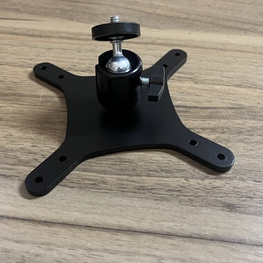 16寸便携显示器支架床头手机支架白色便携屏幕vesa支架ipad通用架