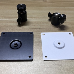 VESA支架便携显示器铁转板75孔距1 4小云台6mm孔径各尺寸通用