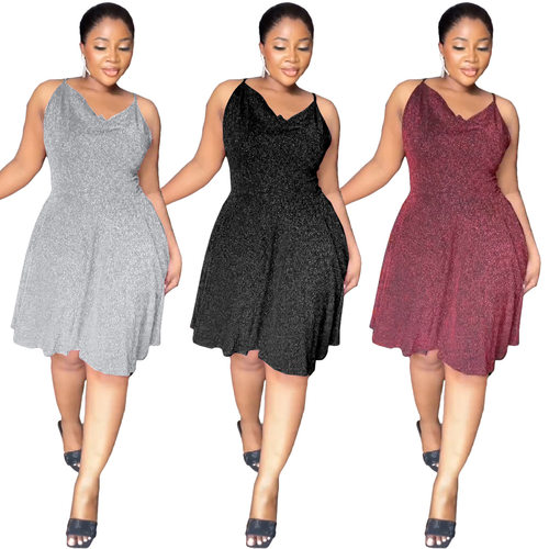 Ladies party sexy Backless dress 欧美时尚休闲露背吊带连衣裙