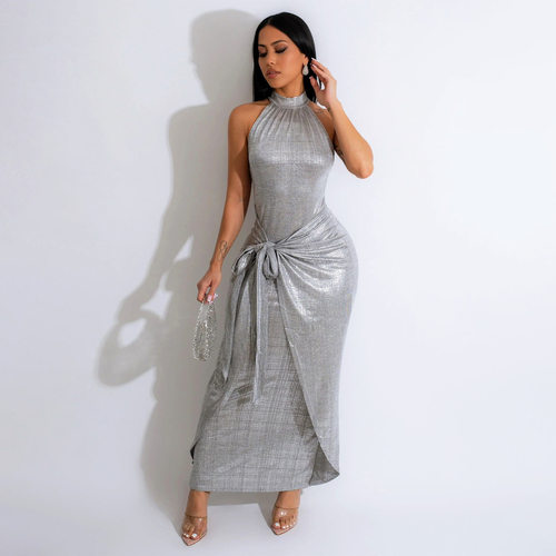 Women's African Sleeveless Dress Party Dress非洲派对礼服裙女