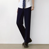 百搭裤 木村叔jk制服正版 子 学院风学生修身 款 绀色直筒西裤 女春秋季