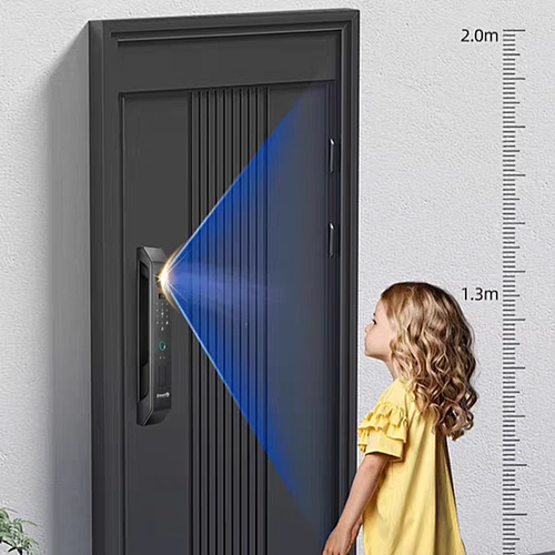 全自动指纹锁家用防盗门电子密码锁3D人脸识别可视对讲智能门锁