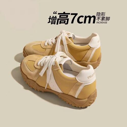 OLDORDER-涡轮Lite-厚底7cm内增高德训鞋女生百搭运动休闲鞋软底