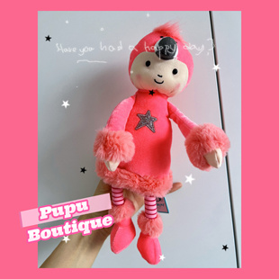 绝版珍藏英国Jellycat 飘动火烈鸟星光粉布偶安抚玩偶陪伴礼物