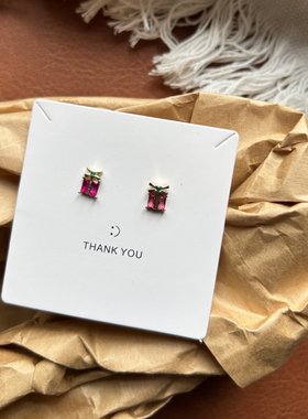 5yi Studio 喜悦的礼物盒可爱甜美耳饰