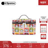 麦迪娜同款 LeSportsac乐播诗新款 小羊波德莱尔系列多彩分区化妆包