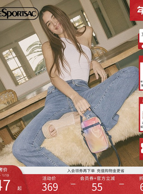 LeSportsac乐播诗新款CLASSIC经典系列渐变色轻便斜挎单肩包