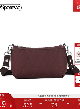 LeSportsac乐播诗新款CLASSIC经典低调绗缝通勤单肩腋下斜挎包