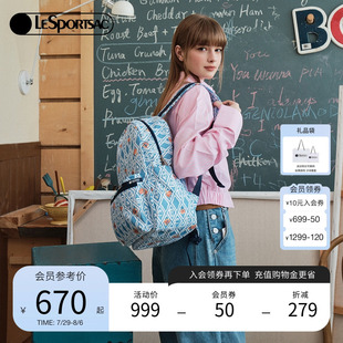 LeSportsac樂(lè)播詩(shī)新款 TRENDY系列大容量背包旅行包雙肩包電腦包