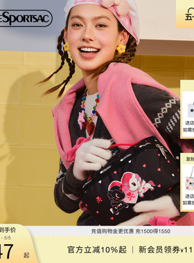 LeSportsac乐播诗新款TOKIDOKI™LOVE情人节化妆收纳包手拿包礼物