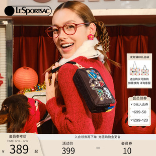 LeSportsac乐播诗新款逗鸭小确幸长款收纳手拿包手机包袋搭配肩带