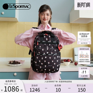 LeSportsac乐播诗HelloKitty凯蒂猫女款 双肩背包大容量通勤书包