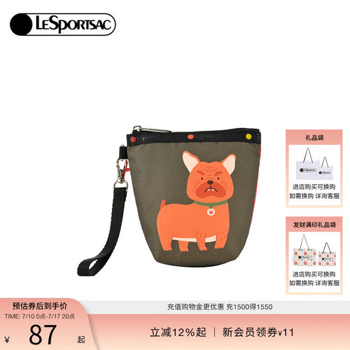 LeSportsac可爱印花手拿包