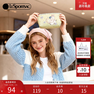LeSportsac乐播诗2025新款 TRENDY系列潮流可爱印花拉链收纳手拿包