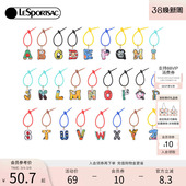 LeSportsac乐播诗快乐字母系列 DIY包包挂件可爱英文子母配件饰品