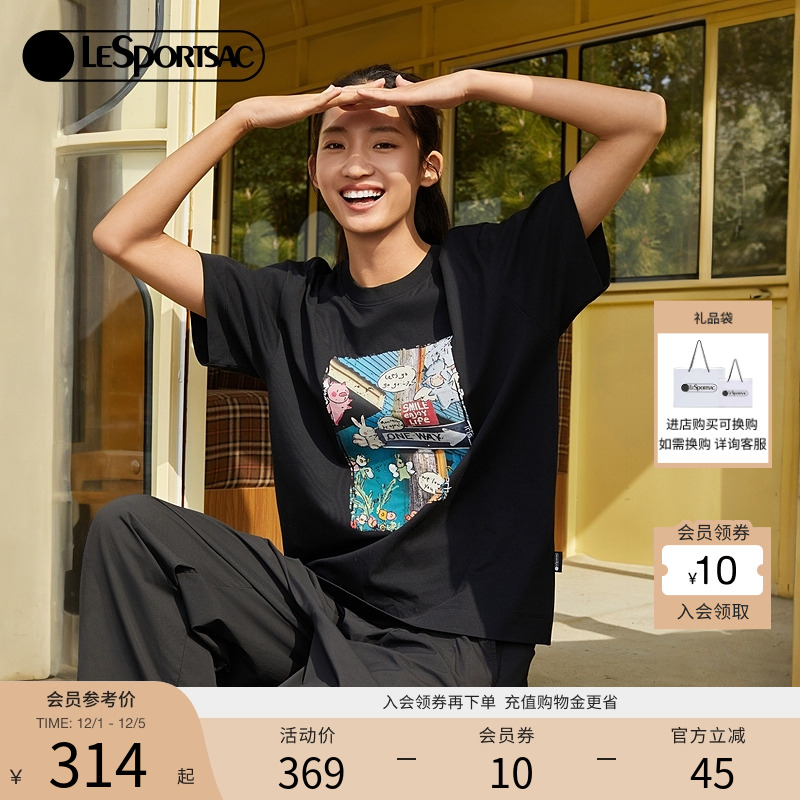 LeSportsac小羊波德莱尔休闲T恤